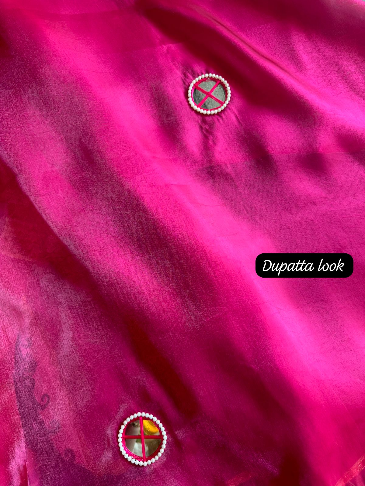 Soft Glass tissue Shirt with very gorgeous Maharani Meenakumari