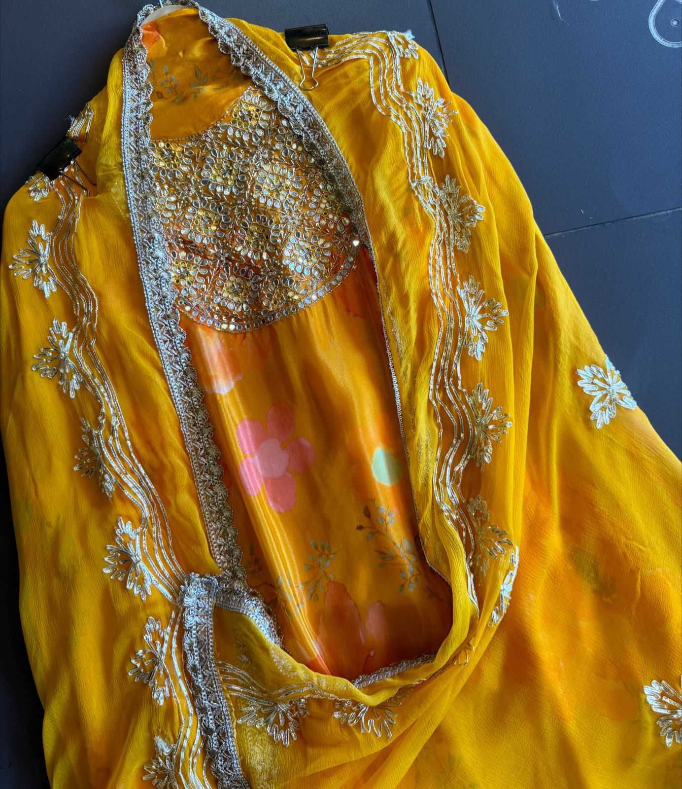 Pure chinon digital floral printed shirt very lightweight