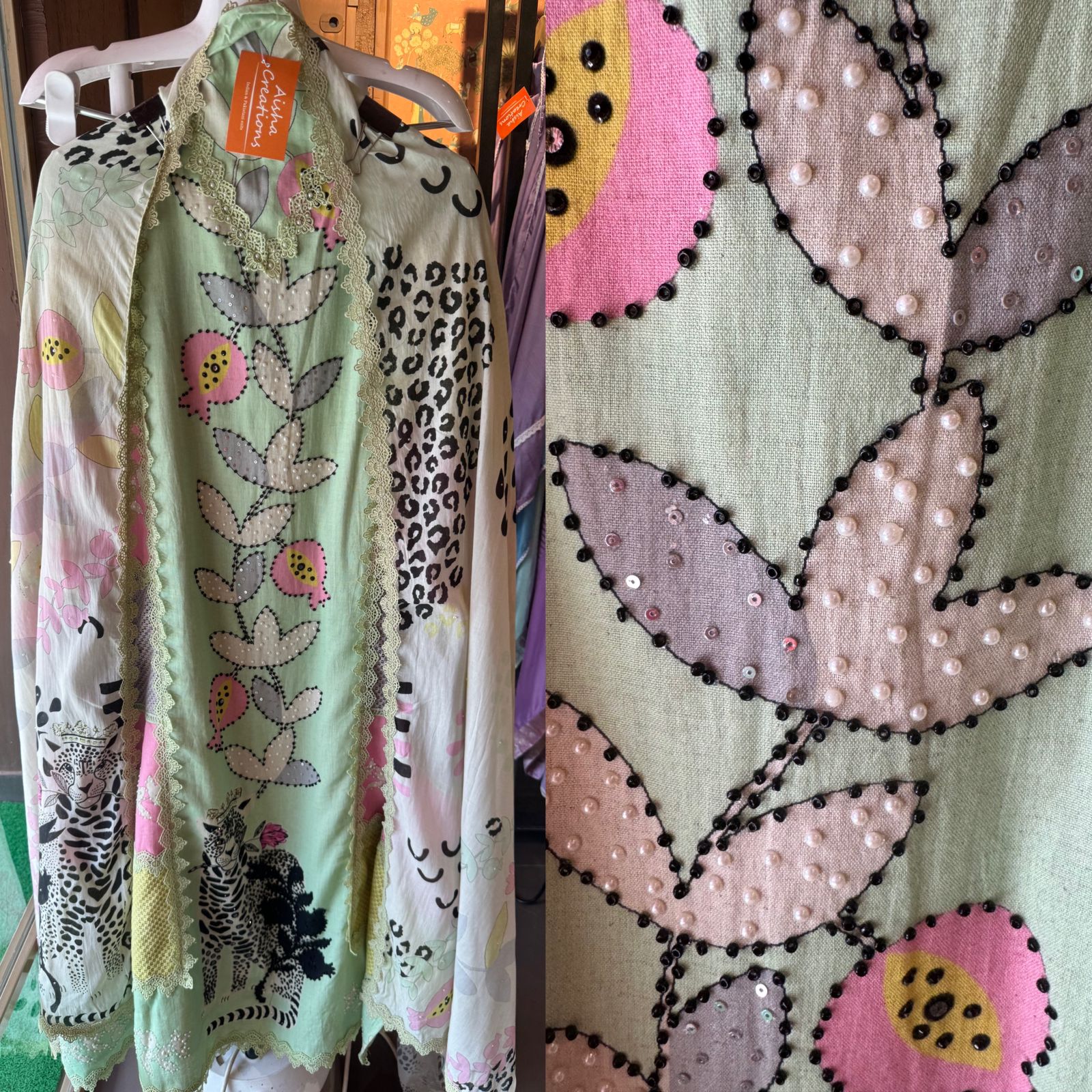 Pure cotton handloom unstitched designer suits with high quality digital printing