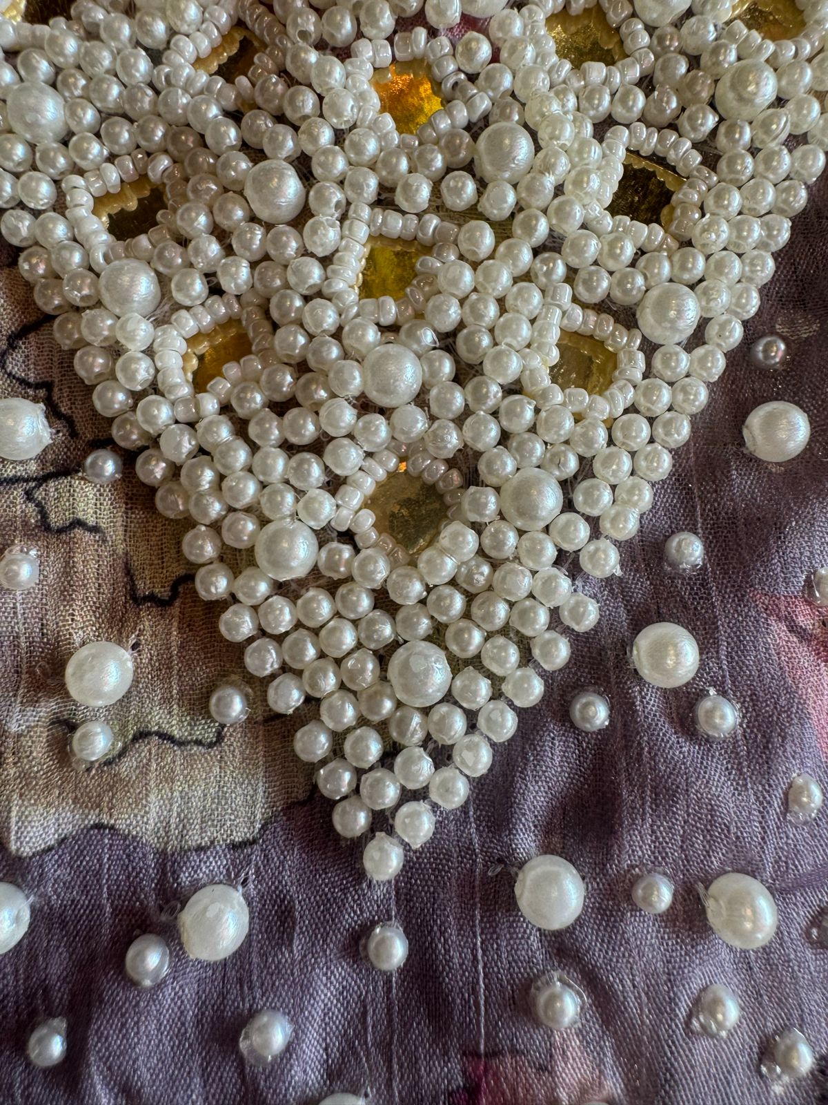 Pure chinon floral digital printed shirt (Full in size & Unstitched)