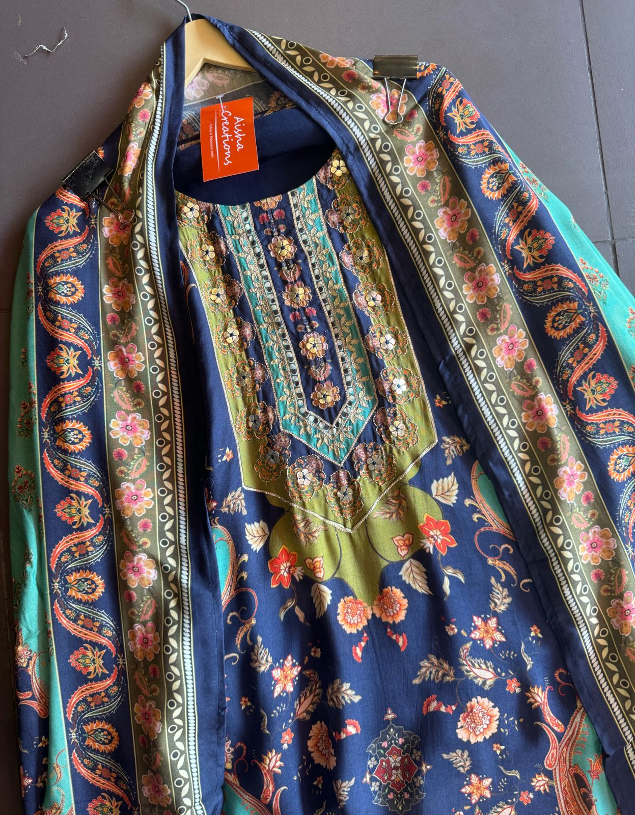 Beautiful and bright muslin suits with kalamkari printing , Beautifil reference taken from Ramayan and Mahabharata