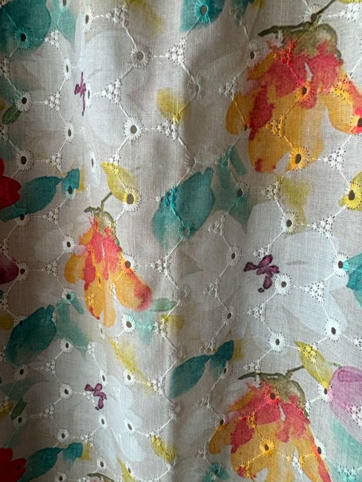 Cotton chicken shirt with digital floral printing very beautiful print