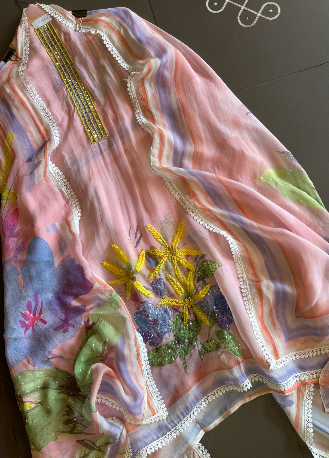 100% Pure soft organza shirt with very high quality digitalx