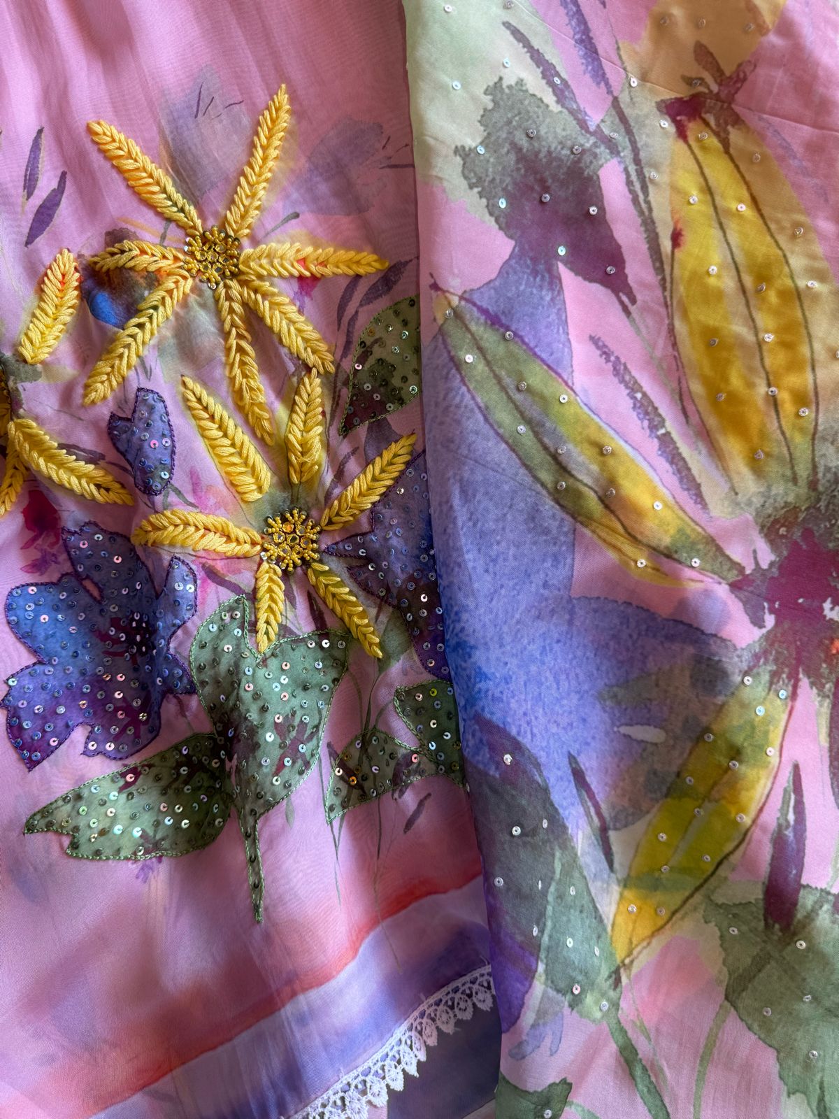 100% Pure soft organza shirt with very high quality digitalx