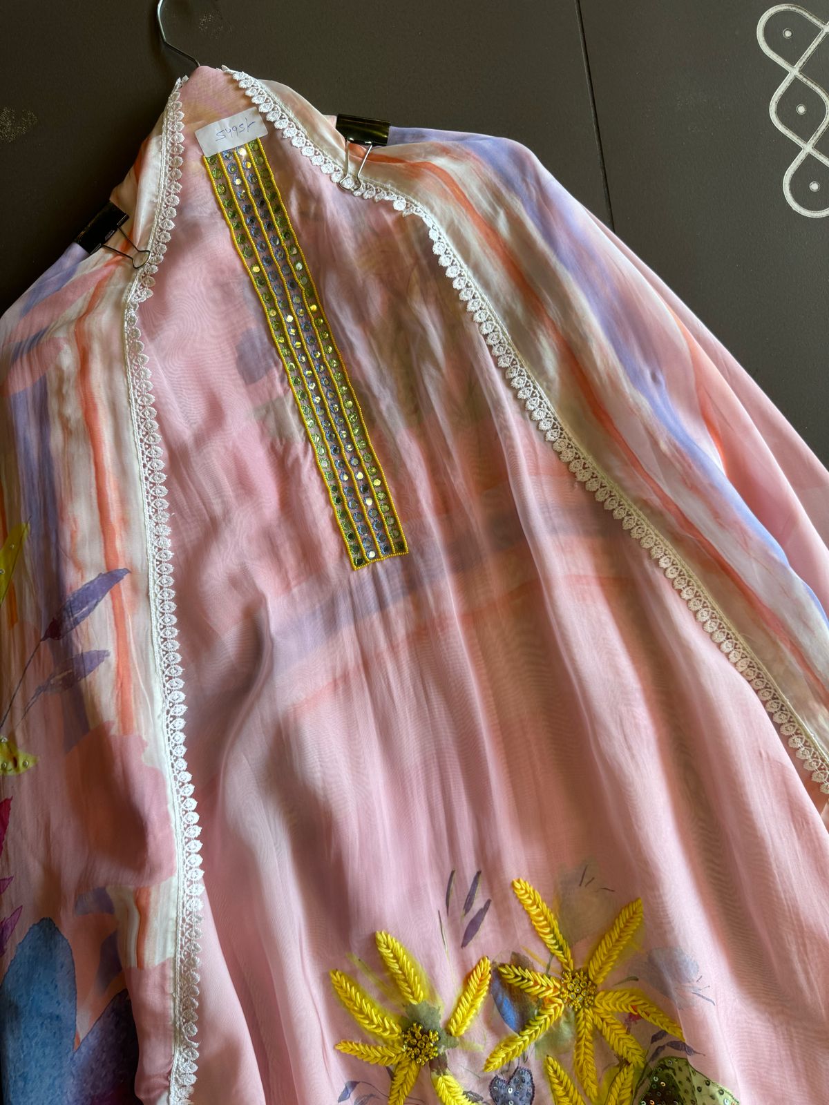 100% Pure soft organza shirt with very high quality digitalx