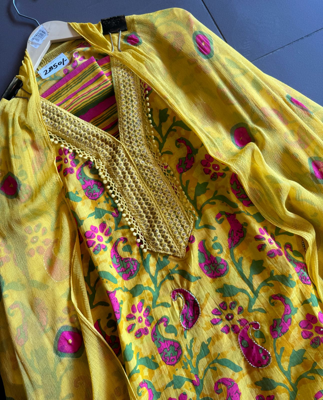 Pure cotton block printed shirt