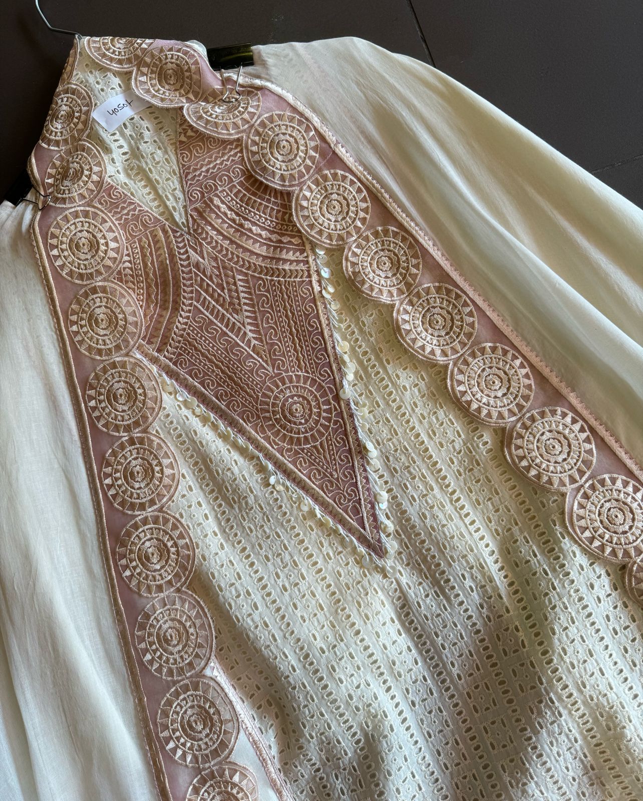 Beautiful summerish Mul cotton chicken suits with designer front with laces and thread embroidered (Copy)