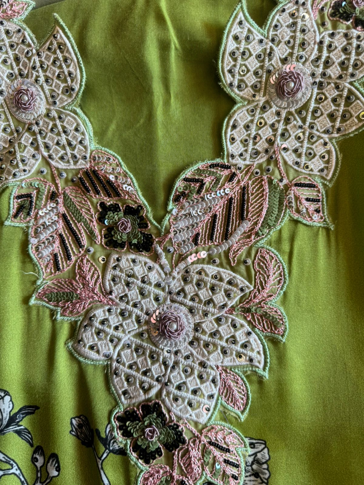 Pure satin silk Unstitched full size high quality digital printed Shirt with very beautiful