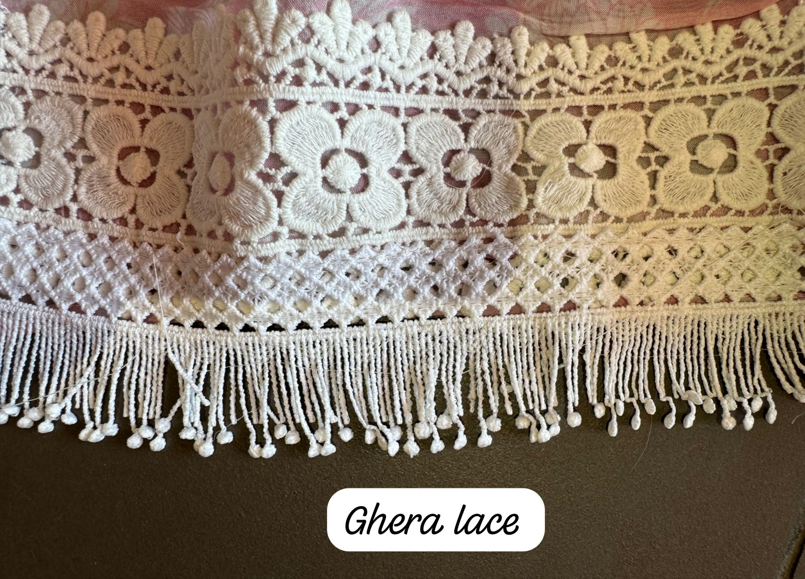 Pure soft organza digital printed shirt with very beautiful dori embroidery done