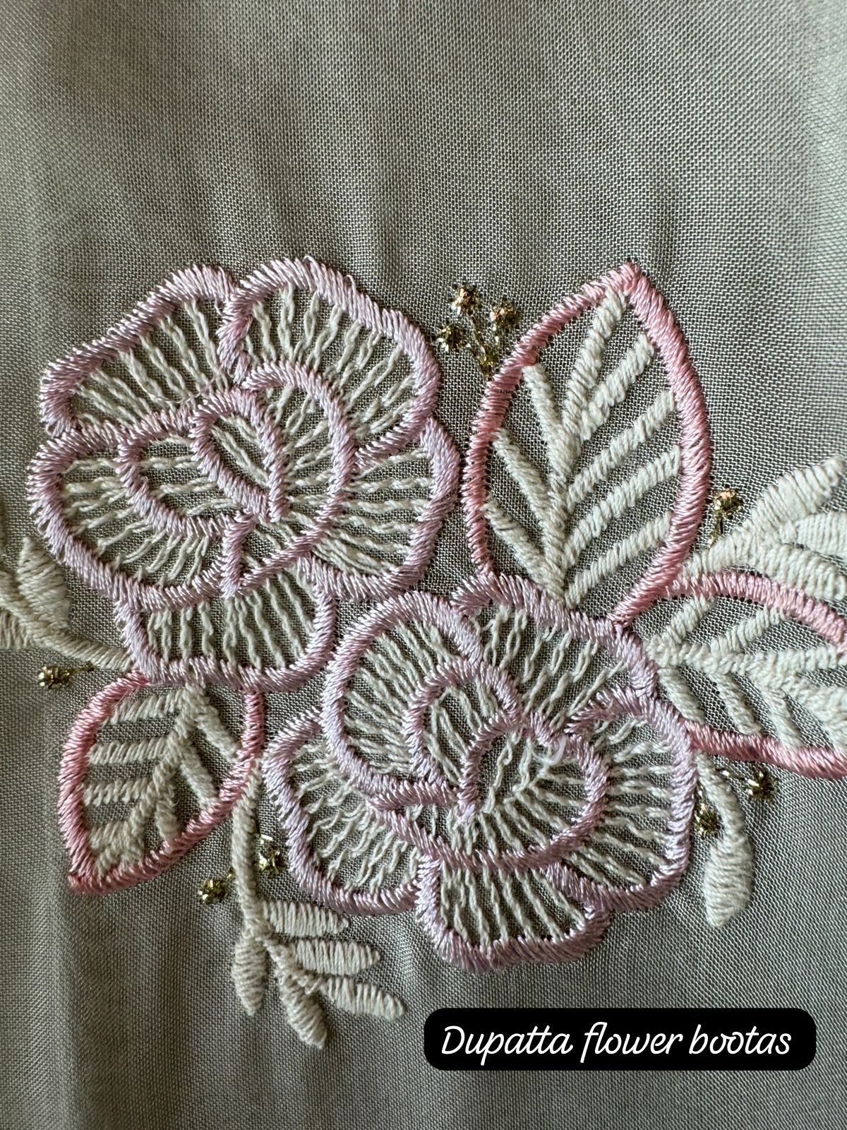 Soft organza Heavily thread embroidered Shirt concept inspired from the Pakistani embroideries