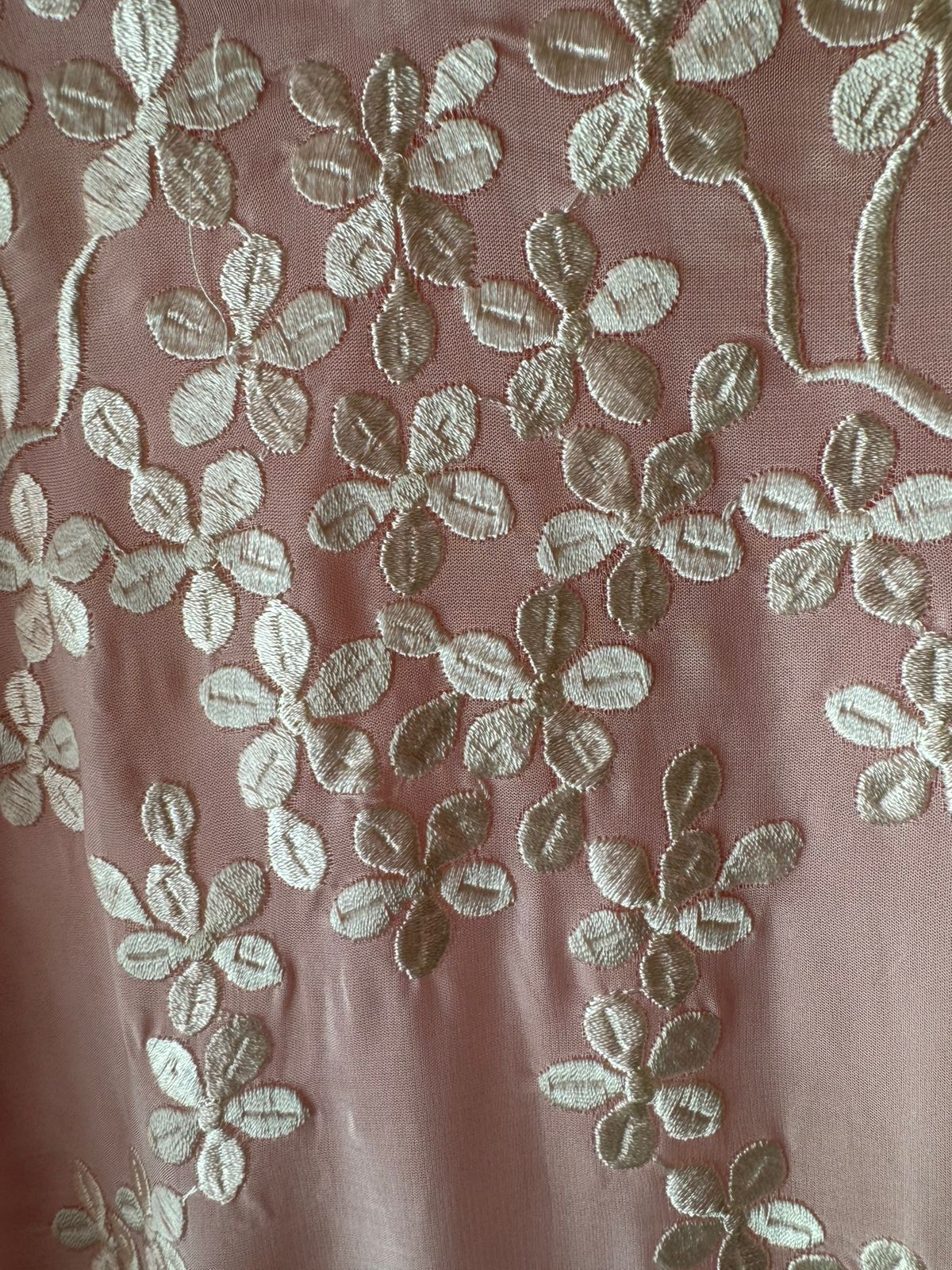 Beautiful thread embroidered semi stitched Suit With Complete Kadhai done