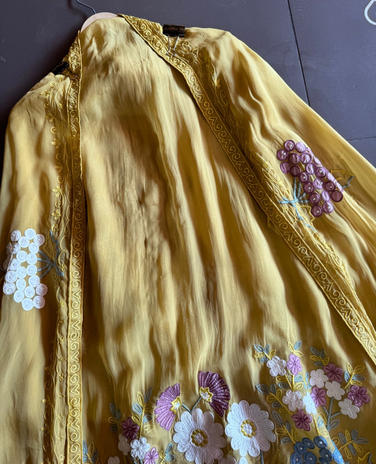 Soft organza Full size unstitched shirt with very beautiful