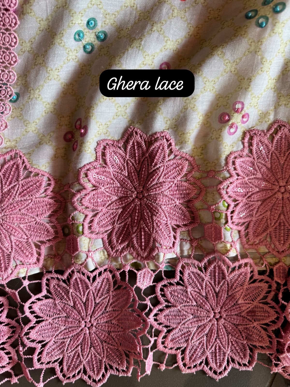 Pure tango linen cotton Full size digital printed shirt with very beautiful handwork detailings