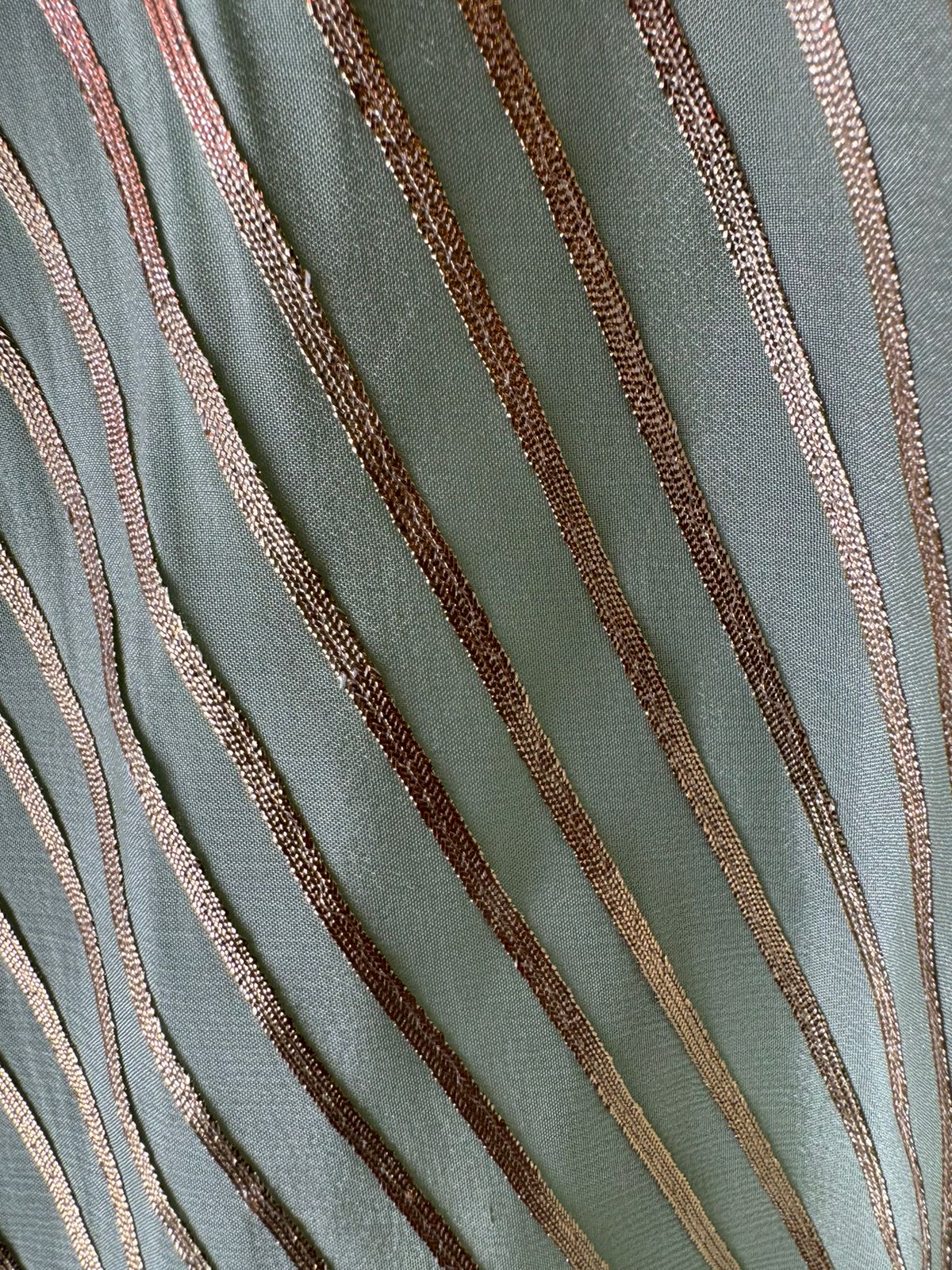 Soft and pure Georgette lakhnavi embroidered shirt with sequence