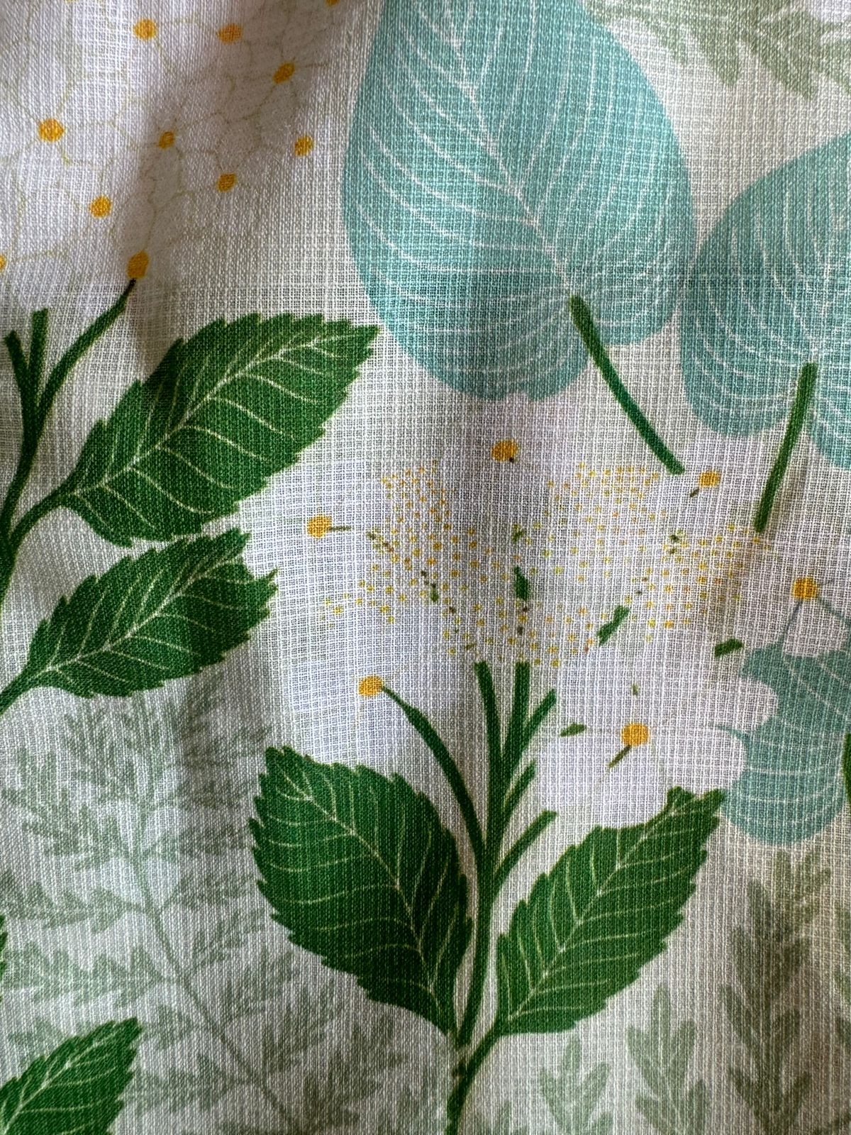 Pure Kotta cotton Shirt semi stitched with Very beautiful floral print and Chantelle lace