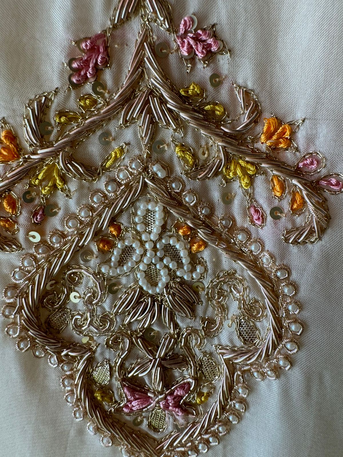 Soft organza shirt very lightweight shirt with very beautiful and gorgeous V neckline made