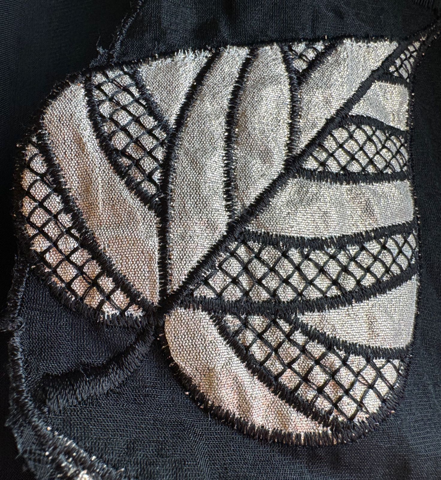 Soft organza Unstitched shirt with beautiful neck Patti with potli button