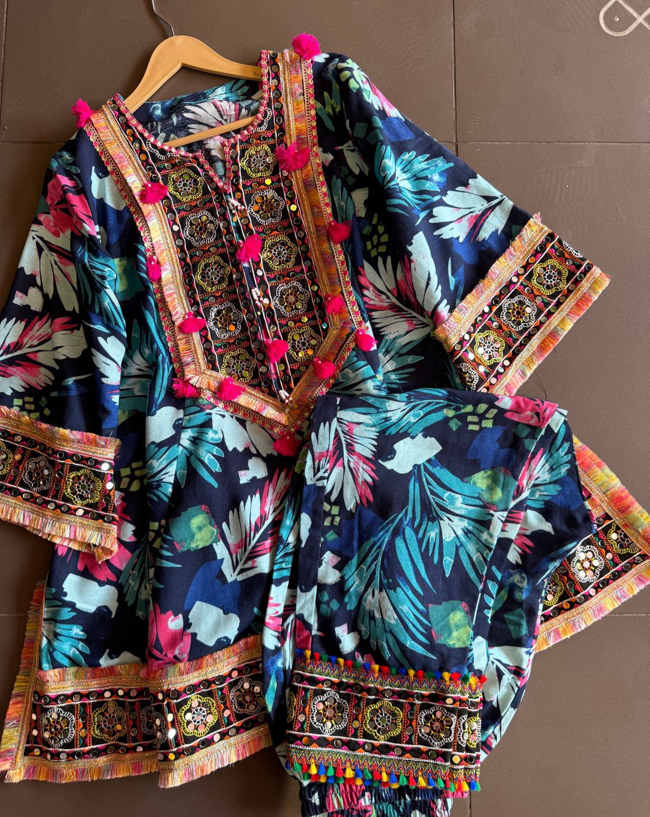 Pure digital printed  Linen COORD with High quality printing done