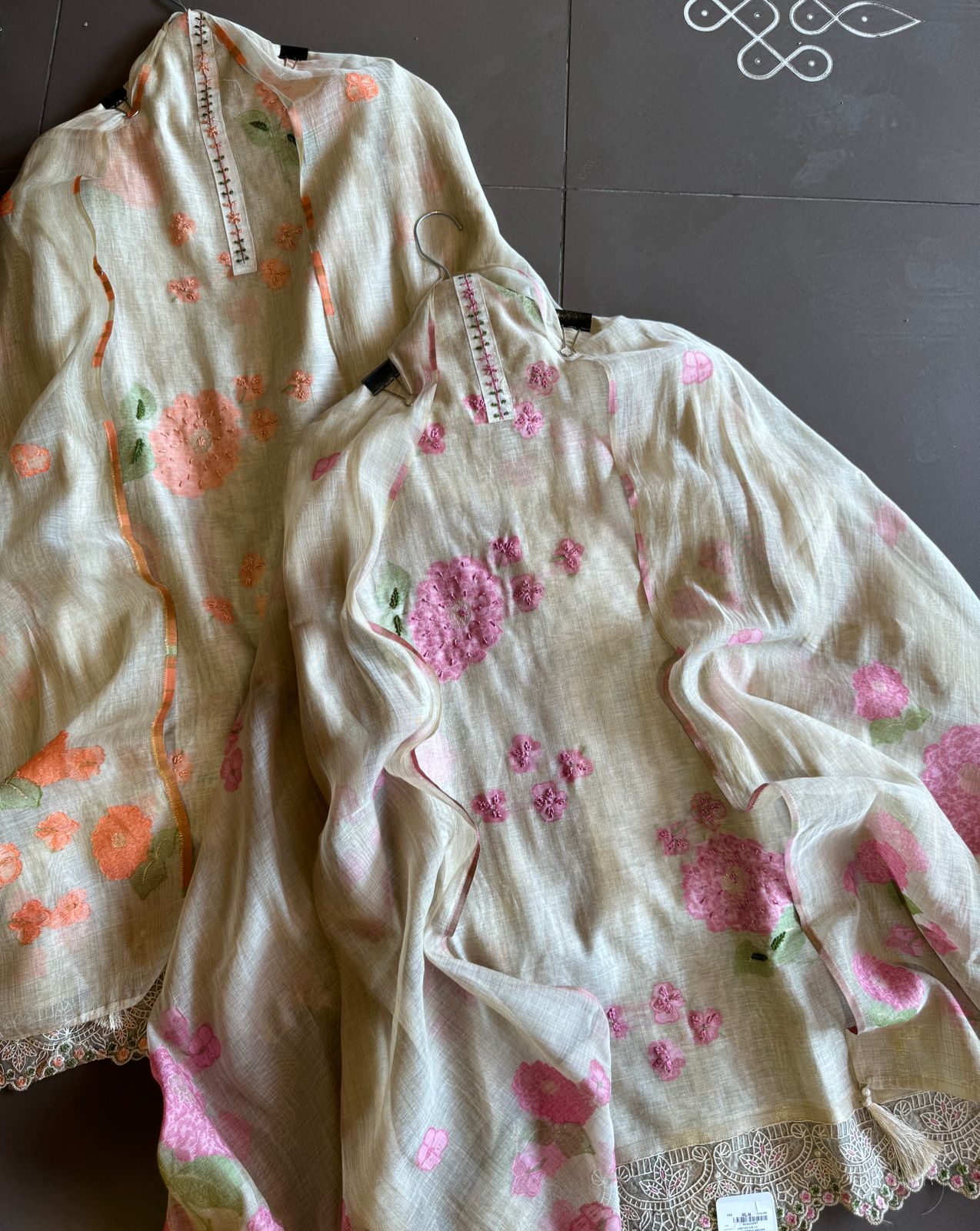 Pure Mul Mul and soft jamdaani cotton shirt