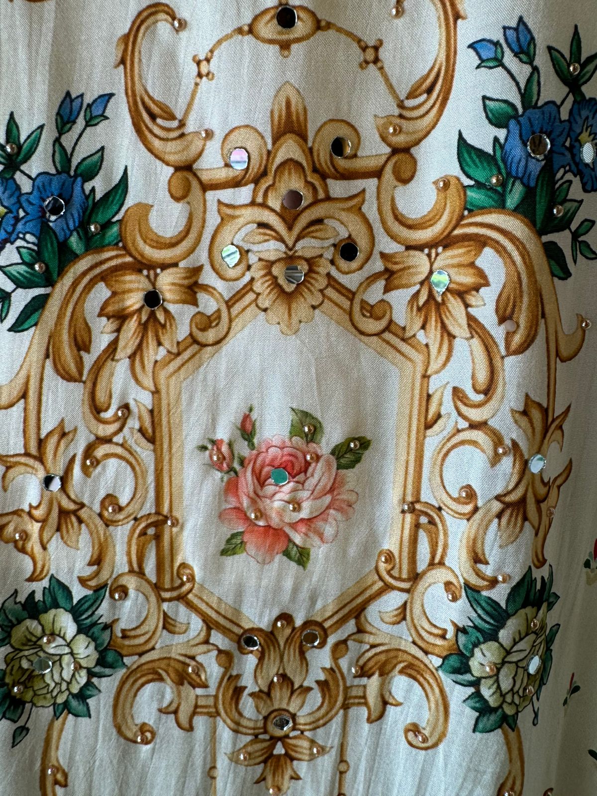 Pure cotton muslin digital printed shirt Semi stitched Suit