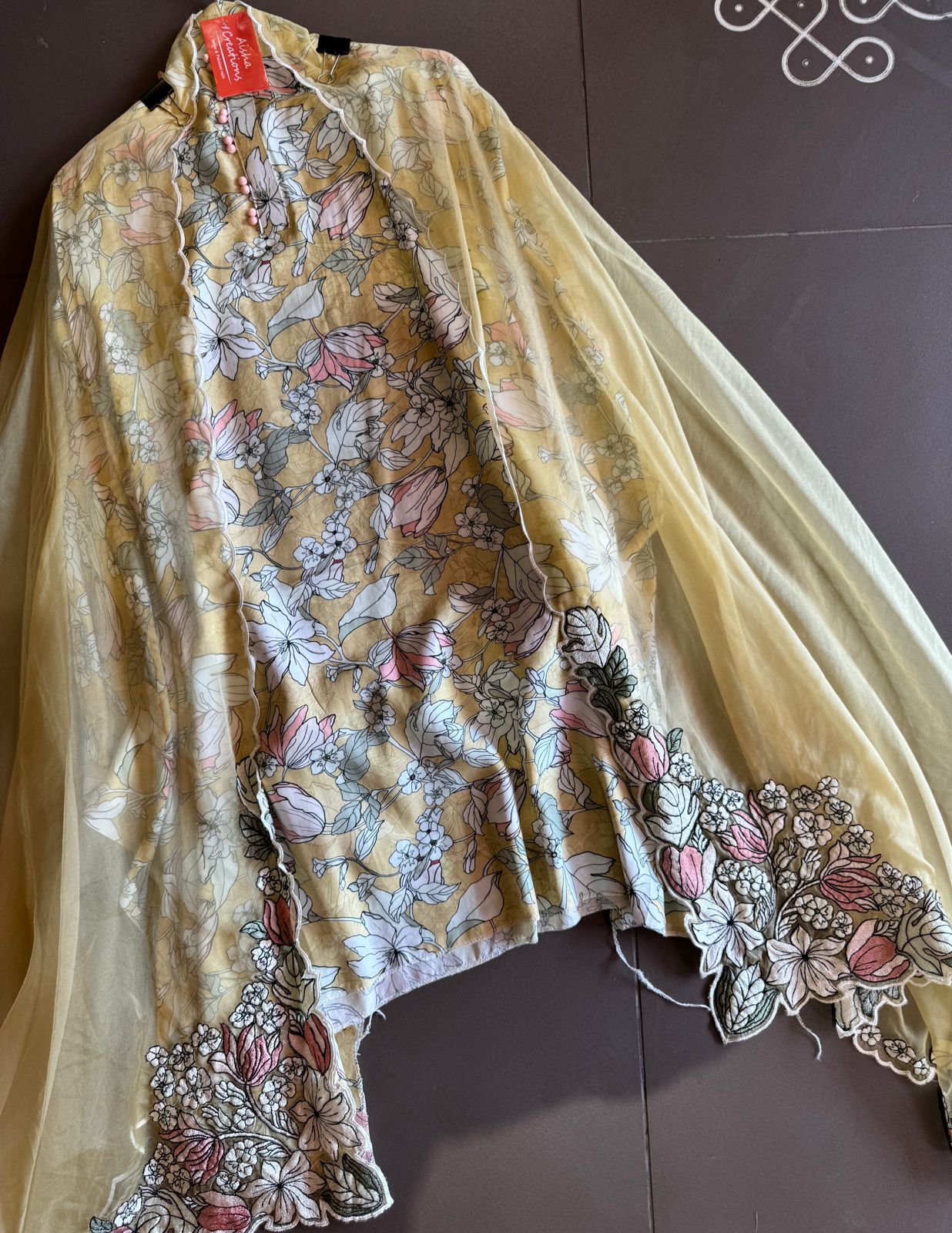 Super soft Mul Mul printed shirt digital printed (Very high quality) printing with neck Patti