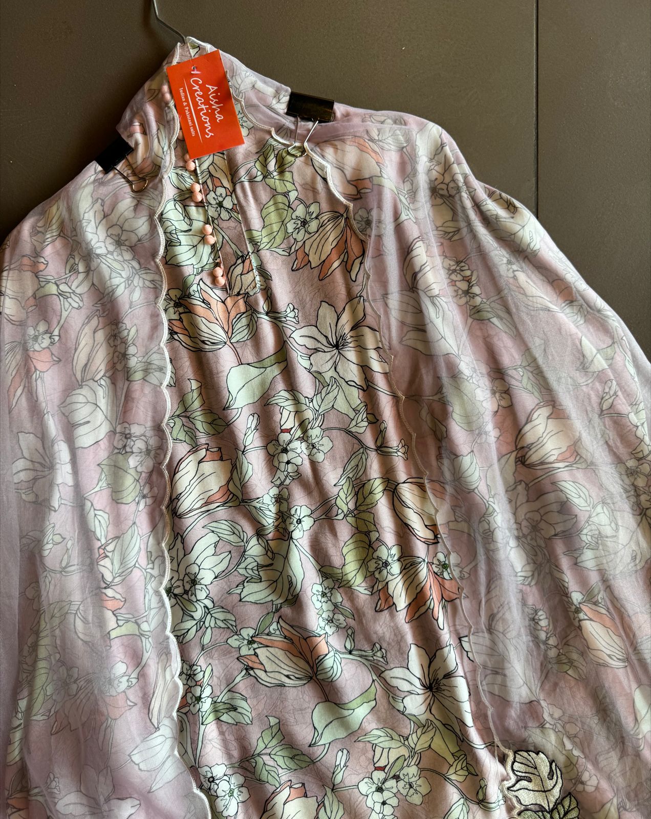 Super soft Mul Mul printed shirt digital printed (Very high quality) printing with neck Patti