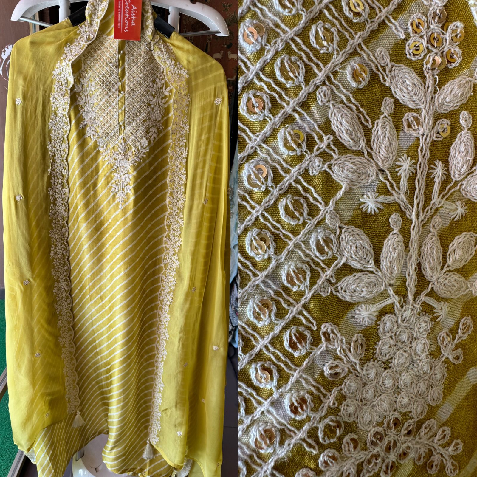 Soft Pure Silk shirt Lehriya printed Shirt (Completely Unstitched)