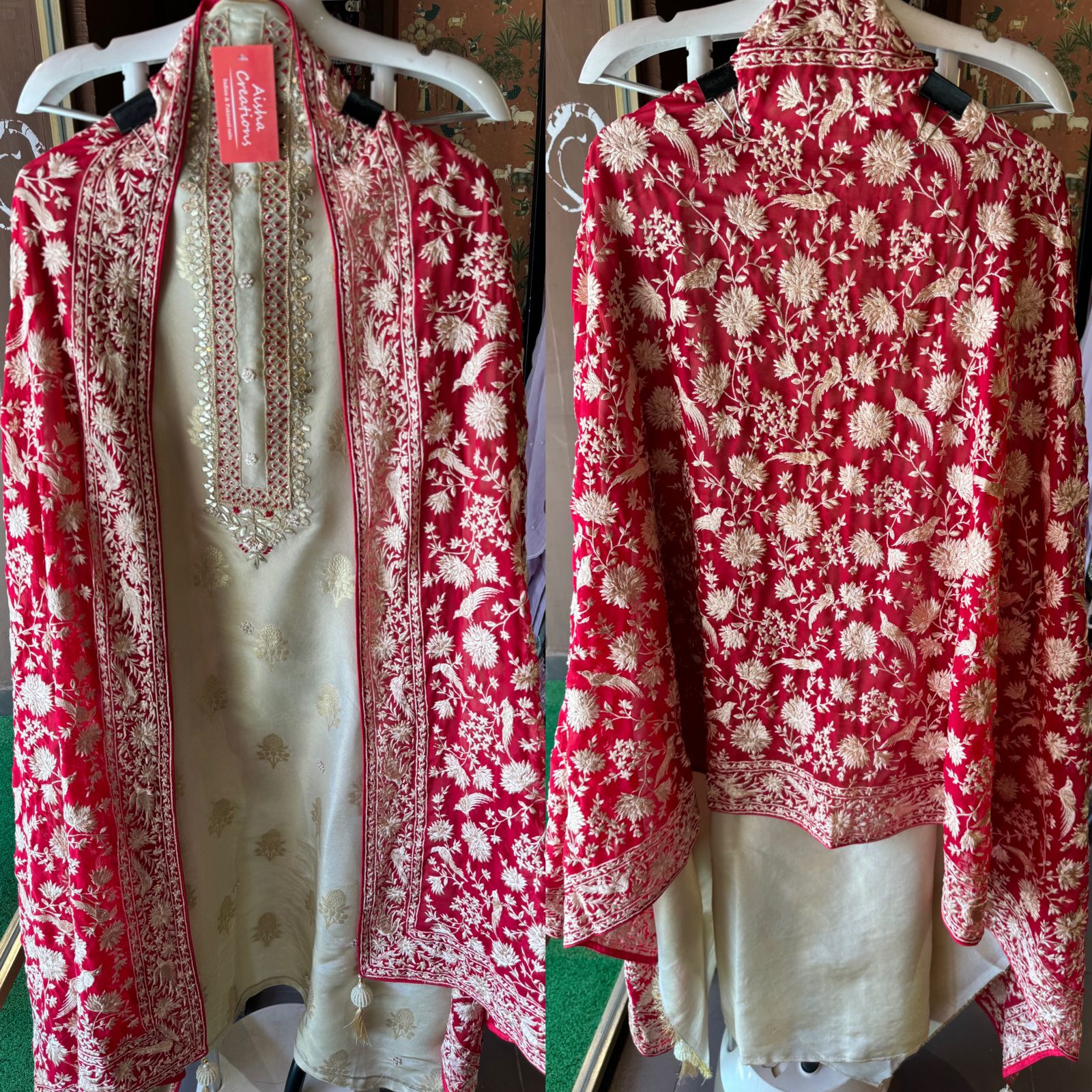 Beautiful and very elegant Tissue bootie weaved