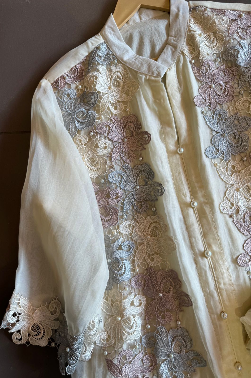 Soft organza COORD set with Beautiful lace imported lace detailings