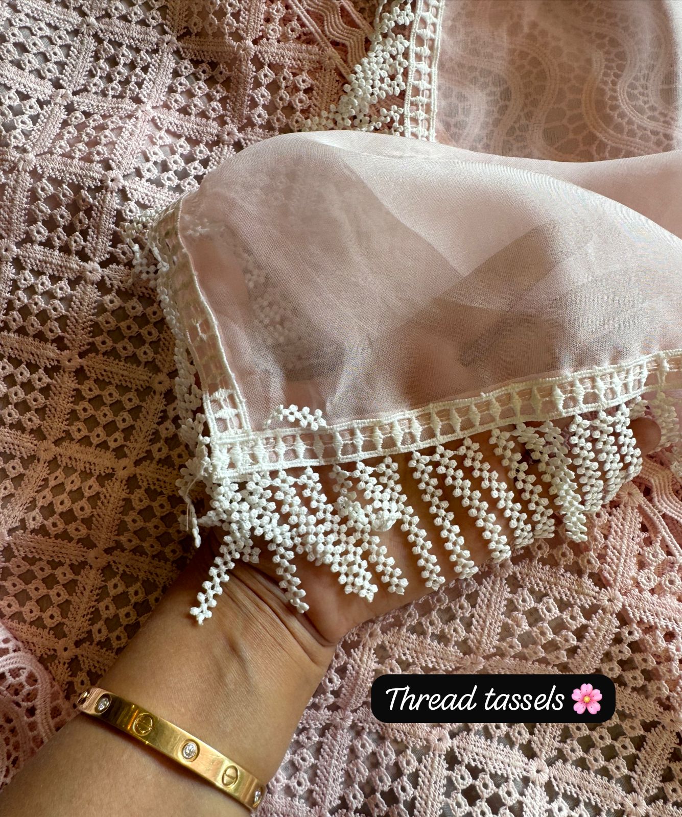 Cotton crochia designer shirt with front full Crochia