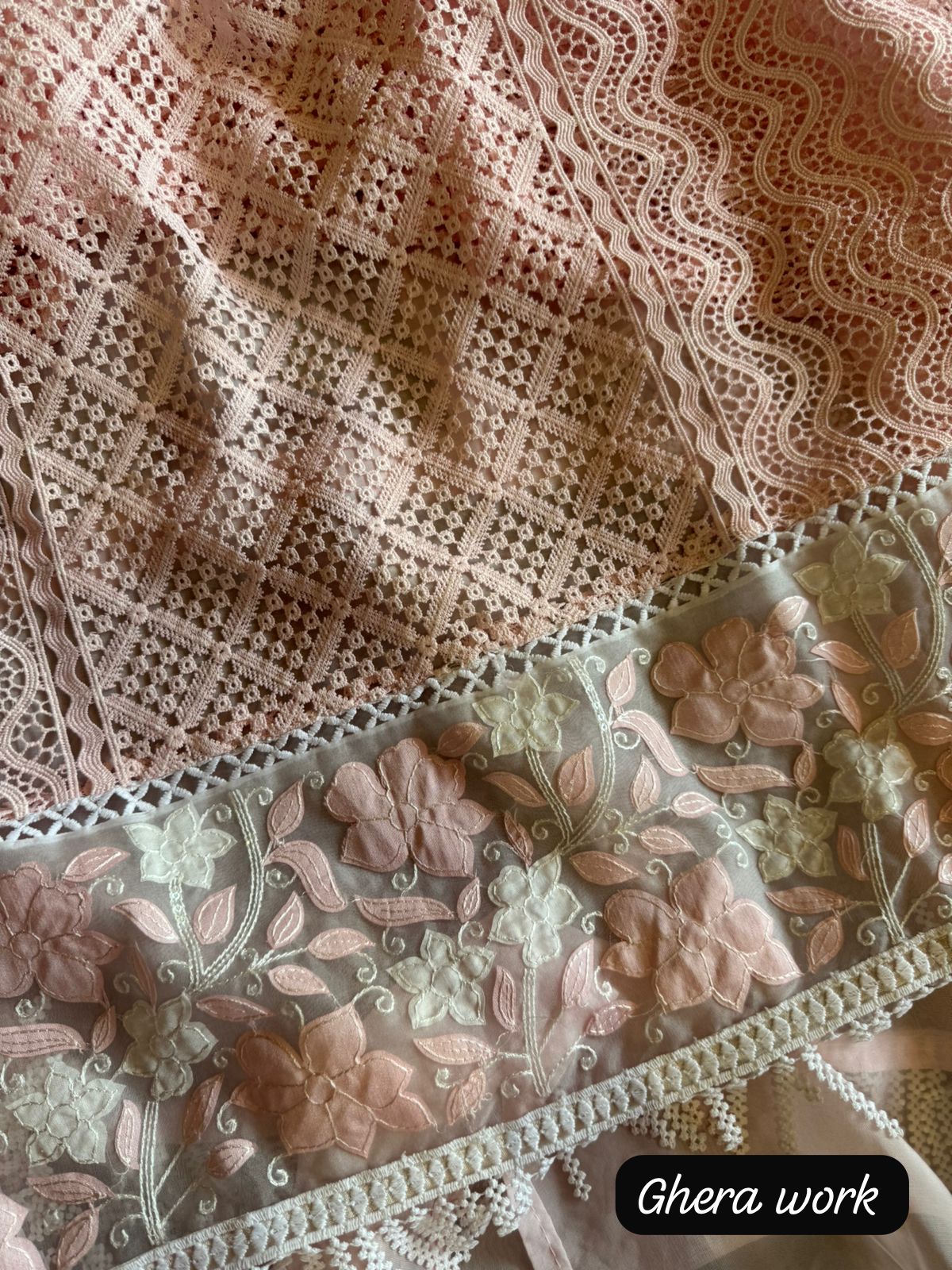 Cotton crochia designer shirt with front full Crochia