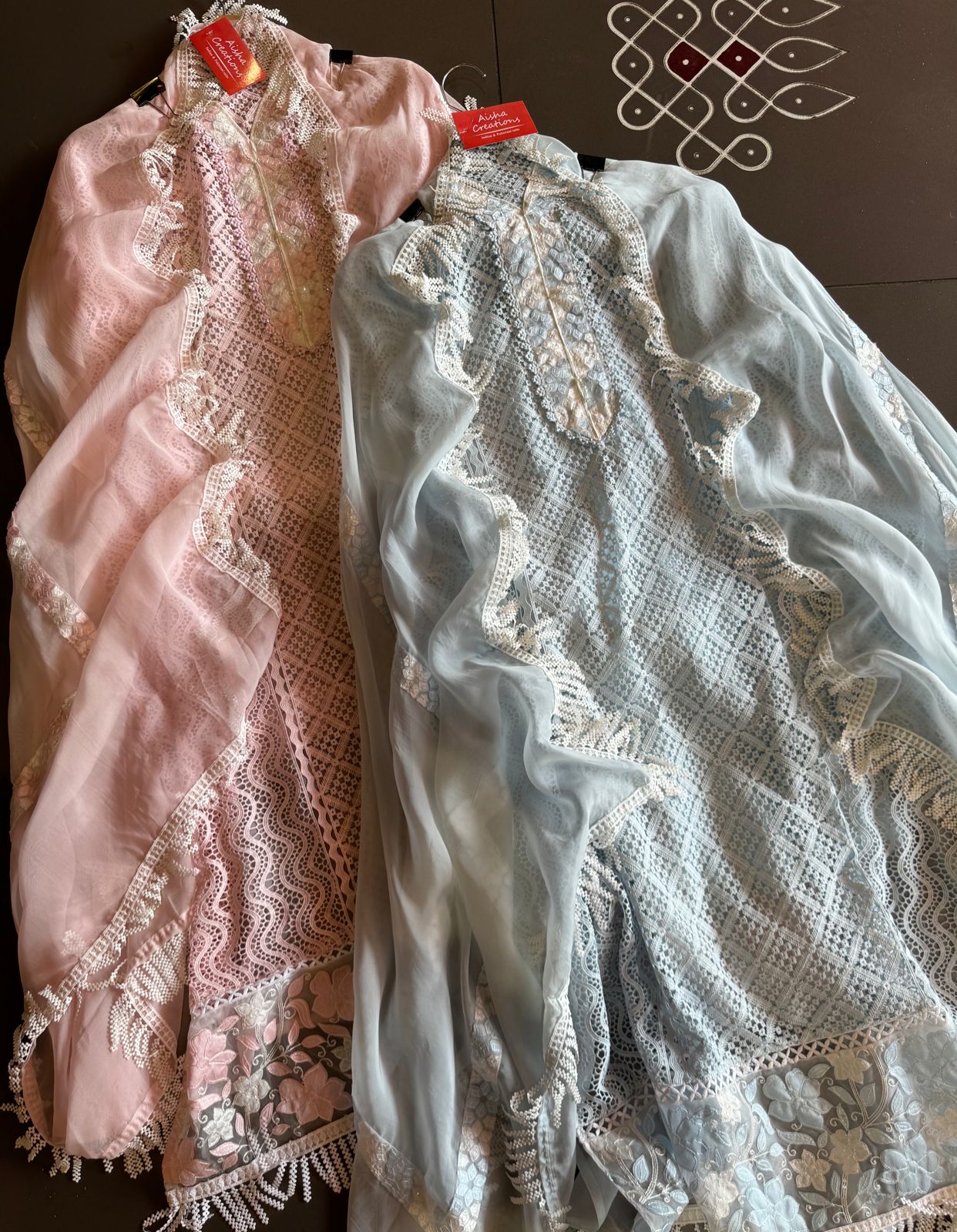 Cotton crochia designer shirt with front full Crochia