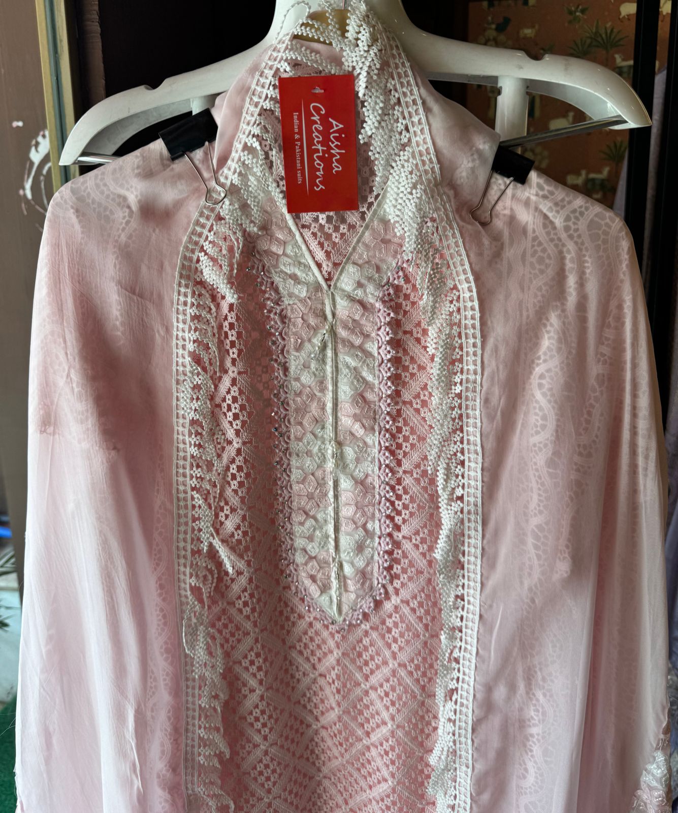 Cotton crochia designer shirt with front full Crochia