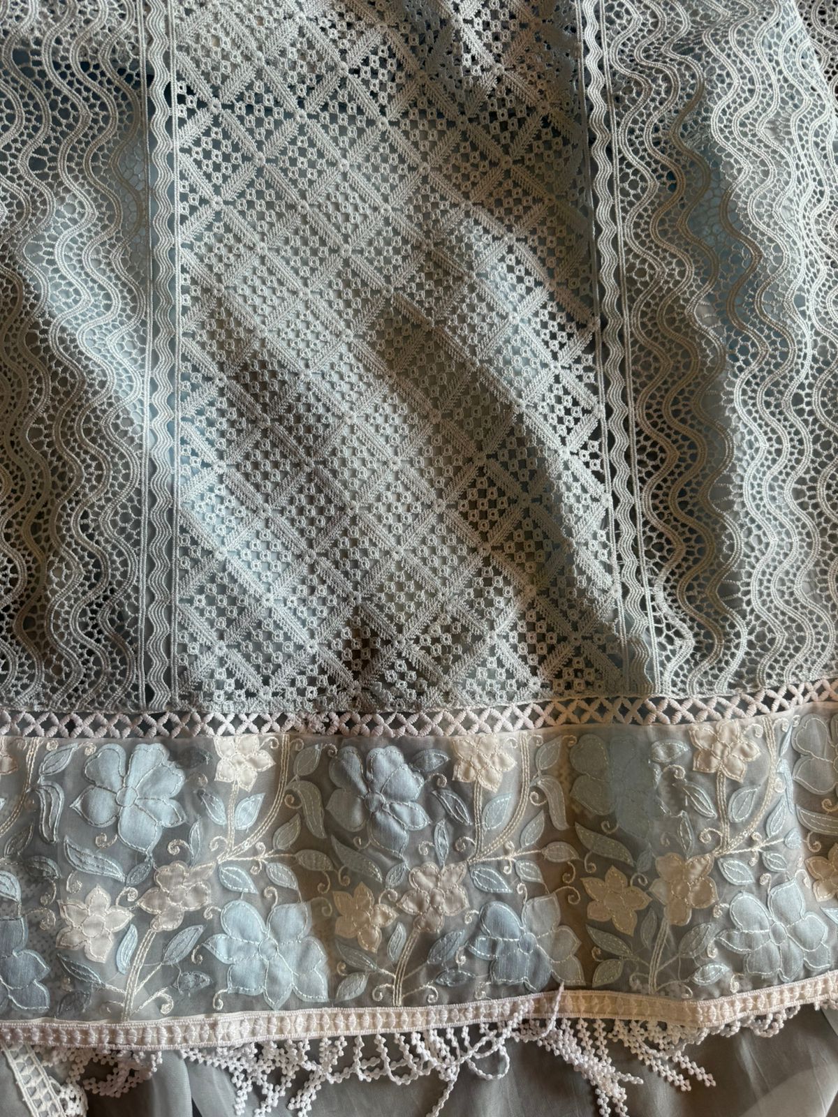 Cotton crochia designer shirt with front full Crochia