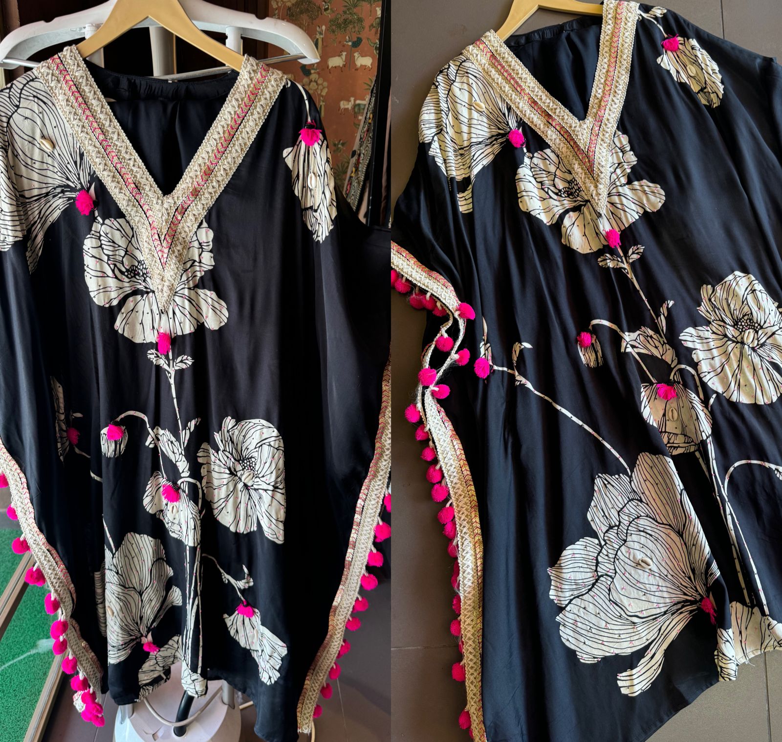 Beautiful Set of Digital printed kaaftan made with bamboo fabric pure modal