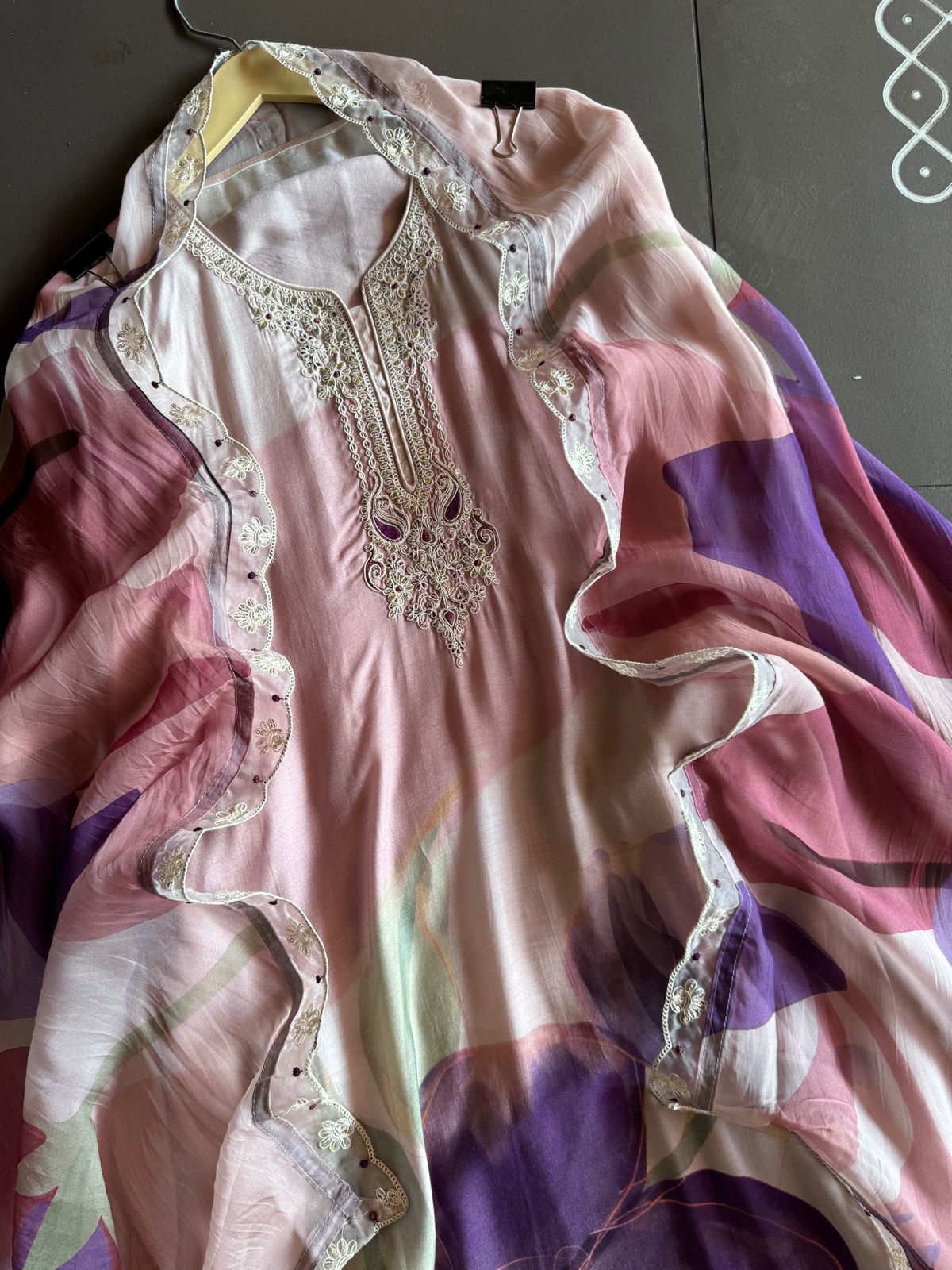 Pure muslin digital printed shirt  The shirt is complete digital printed