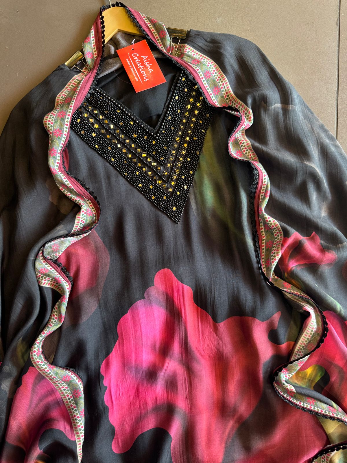 Pure and super soft muslin  Masaba inspired digital print on the shirt front and back ,