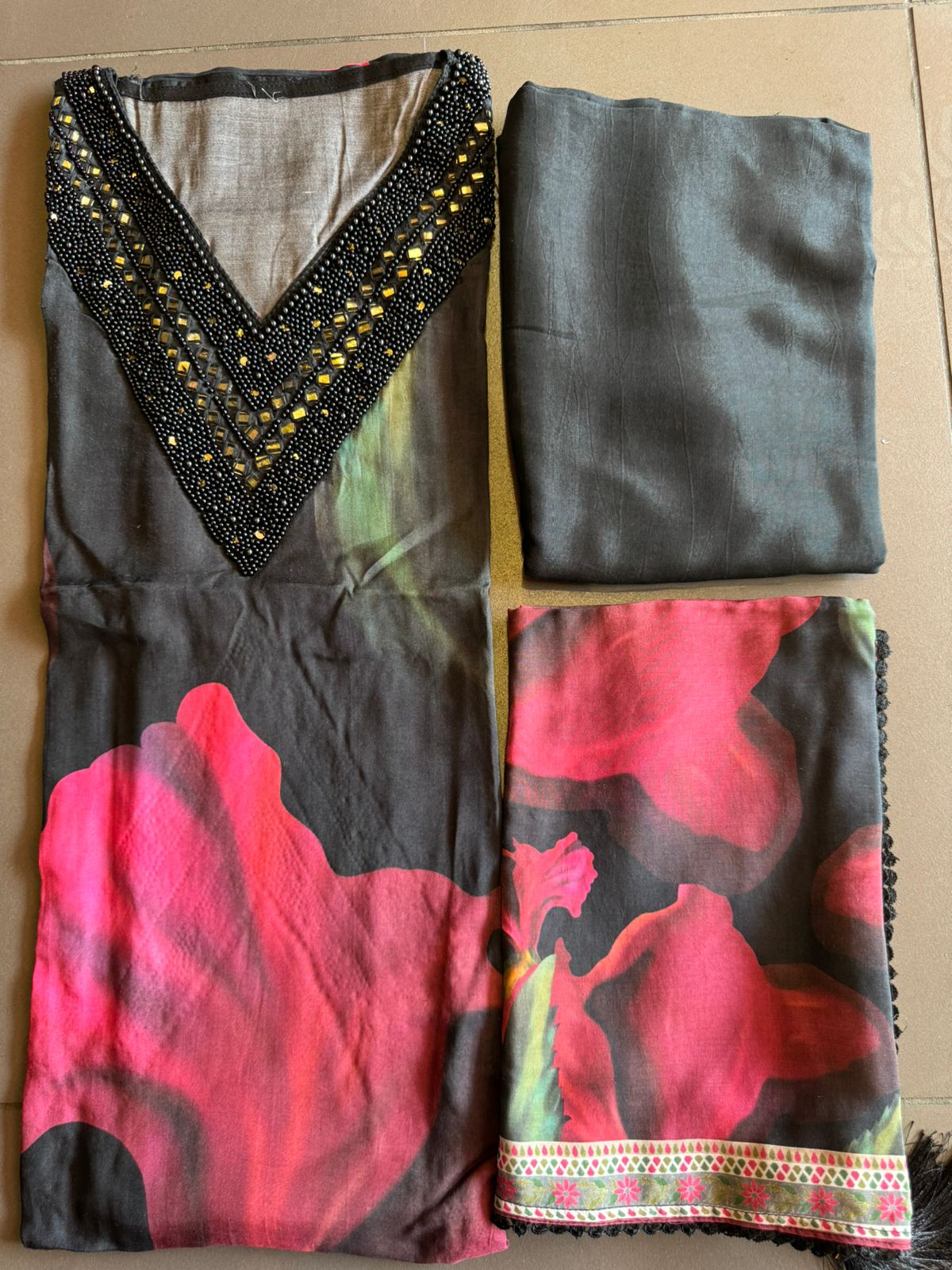 Pure and super soft muslin  Masaba inspired digital print on the shirt front and back ,