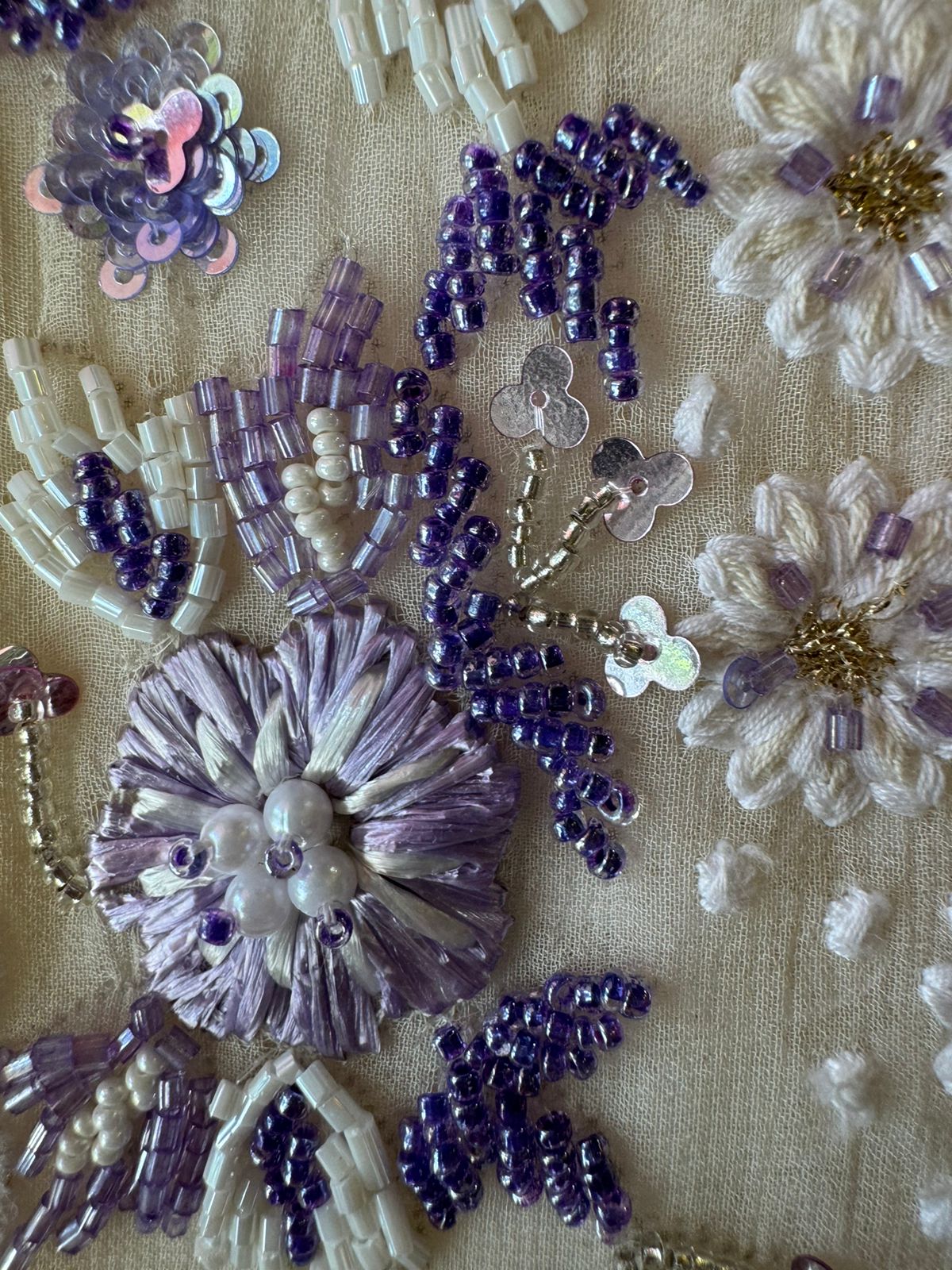 Pure Georgette thread embroidered Shirt (Unstitched) With beautiful nalki