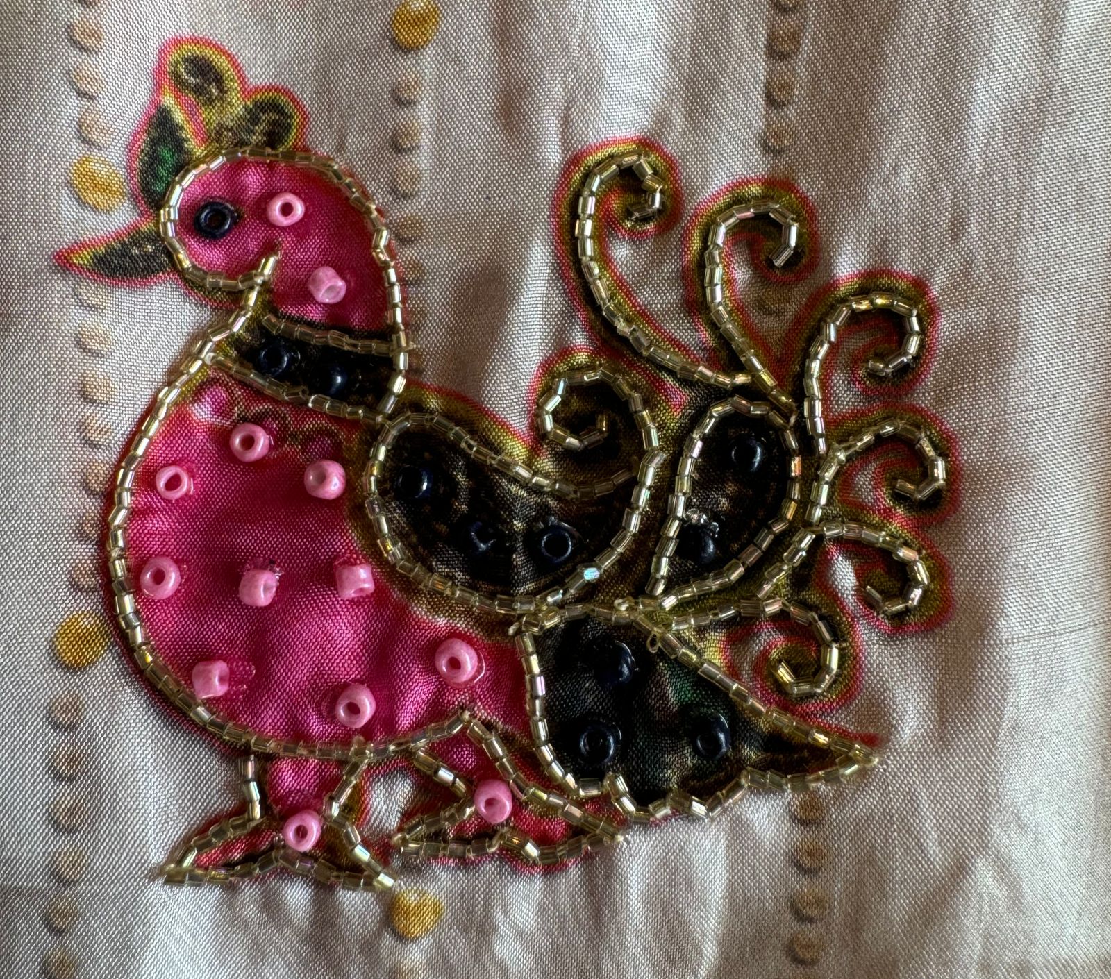 Unstitched Silk crepe shirt , Beautiful concept with Digital printing done