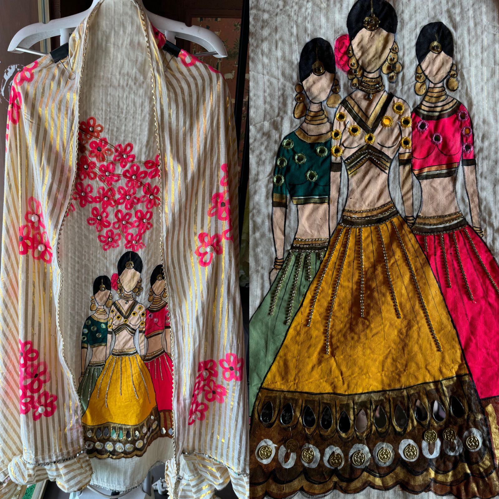 The handpainted dolls giving a glimpse of Indian modern art and Indian culture