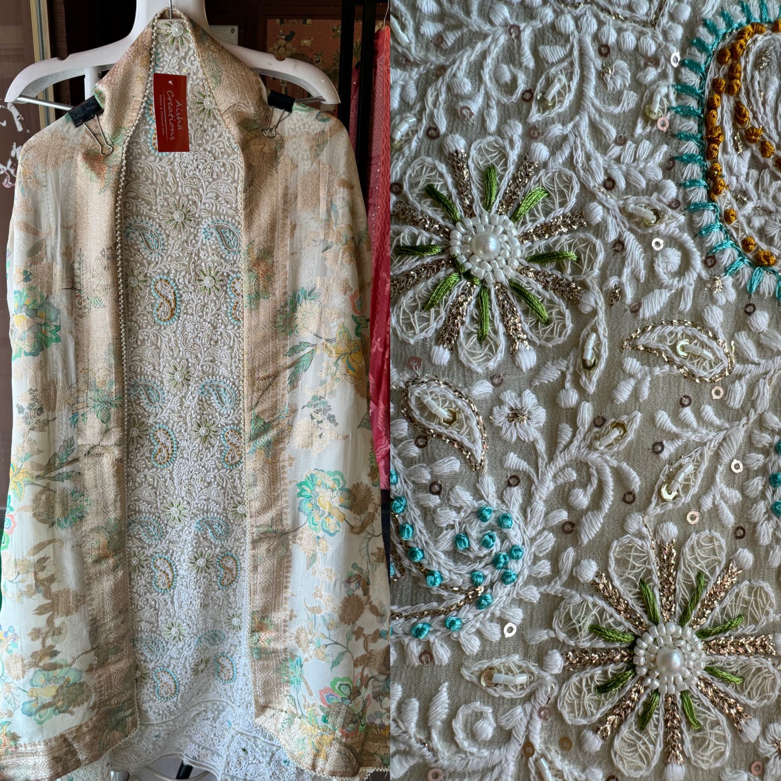 Pure Georgette Unstitched full size shirt The shirt is completely