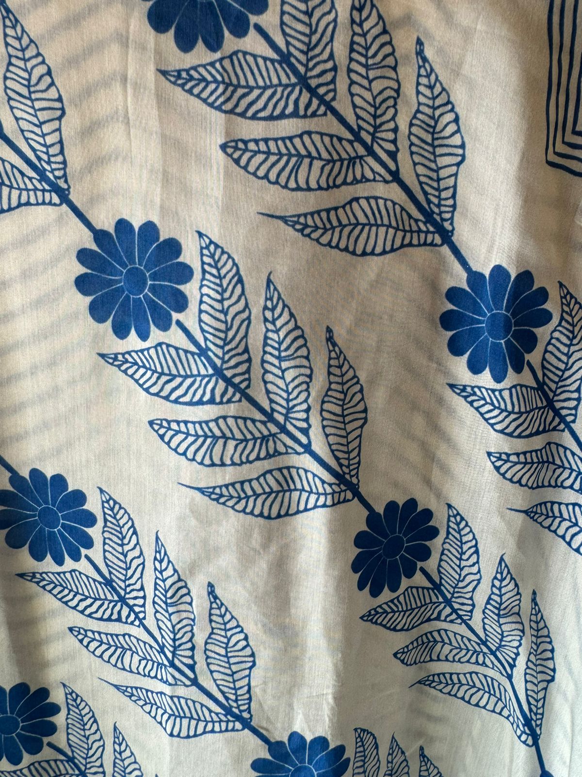 Pure muslin Digital printed Shirt  The shirt has beautiful Bagh