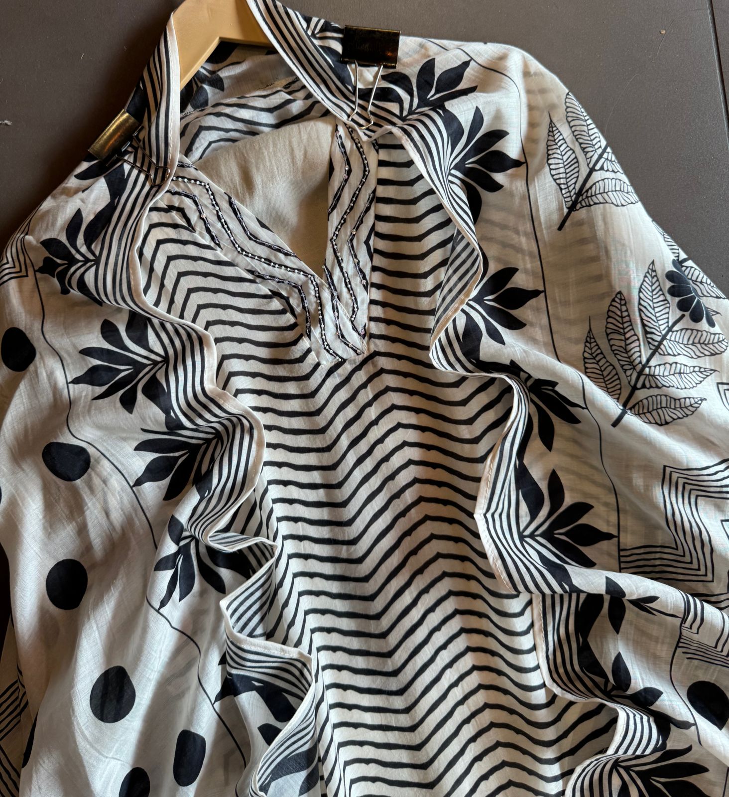 Pure muslin Digital printed Shirt  The shirt has beautiful Bagh