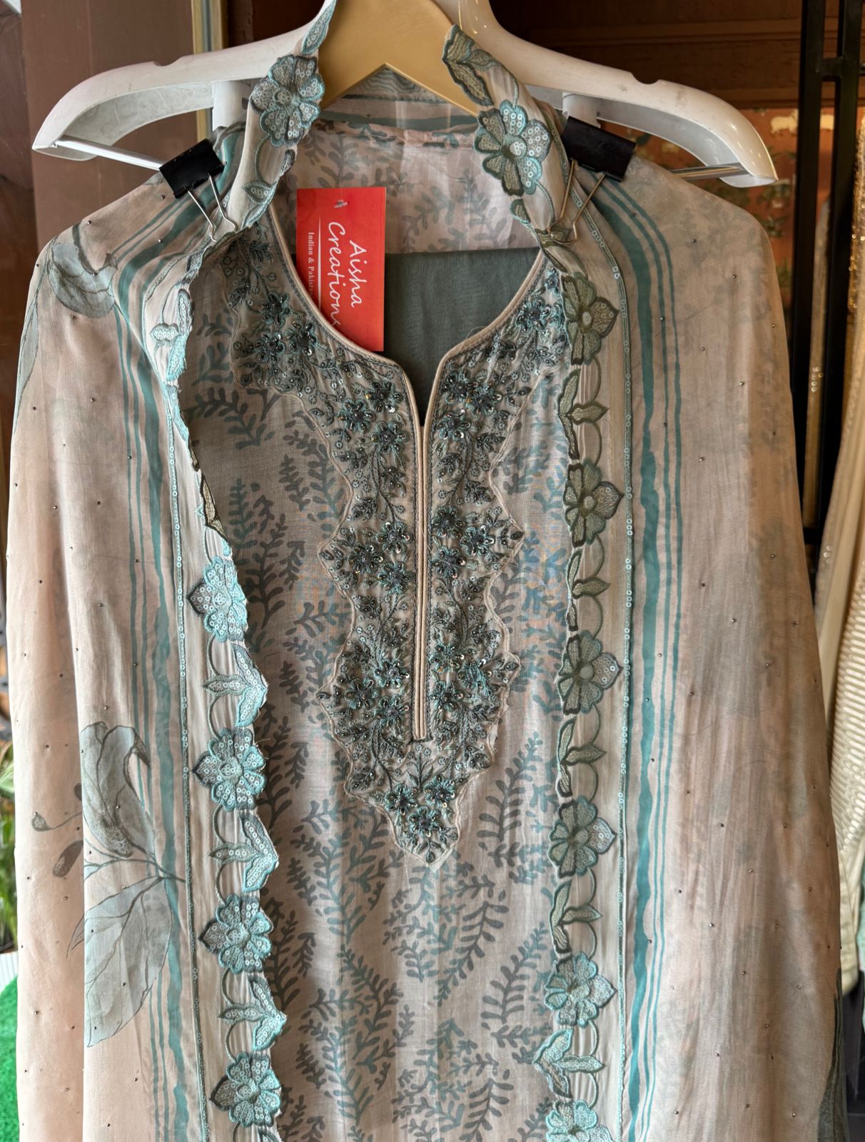 100% pure modal cotton shirt , Very fine and good quality of the shirt bottoms and dupatta.