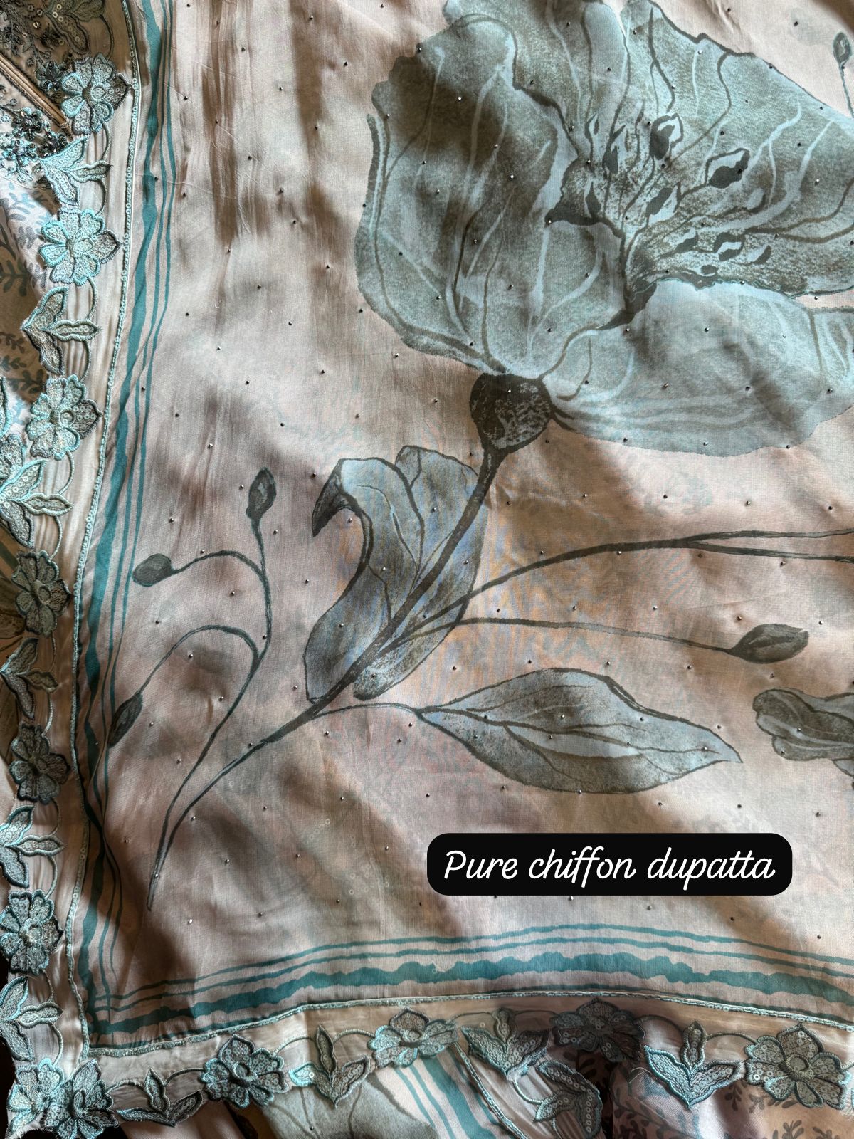 100% pure modal cotton shirt , Very fine and good quality of the shirt bottoms and dupatta.