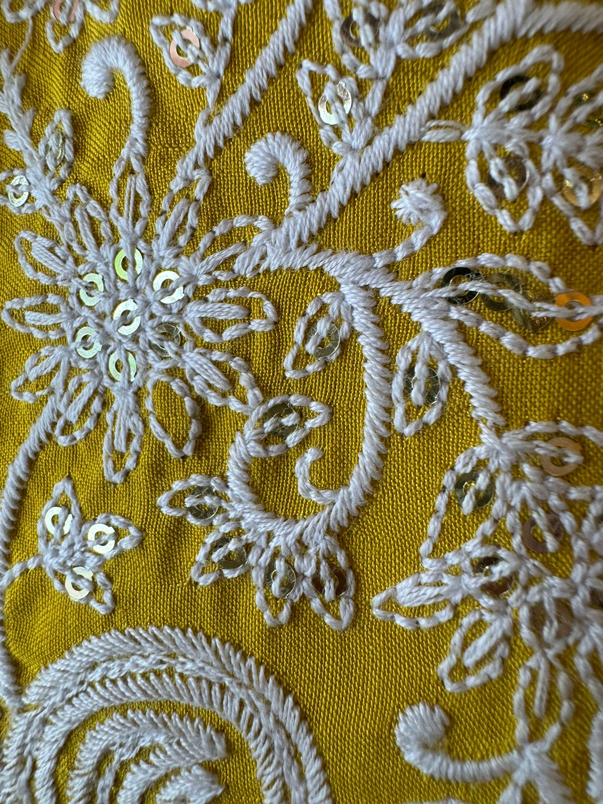 Soft muslin Shirt Semi stitched with Thread embroidered concept