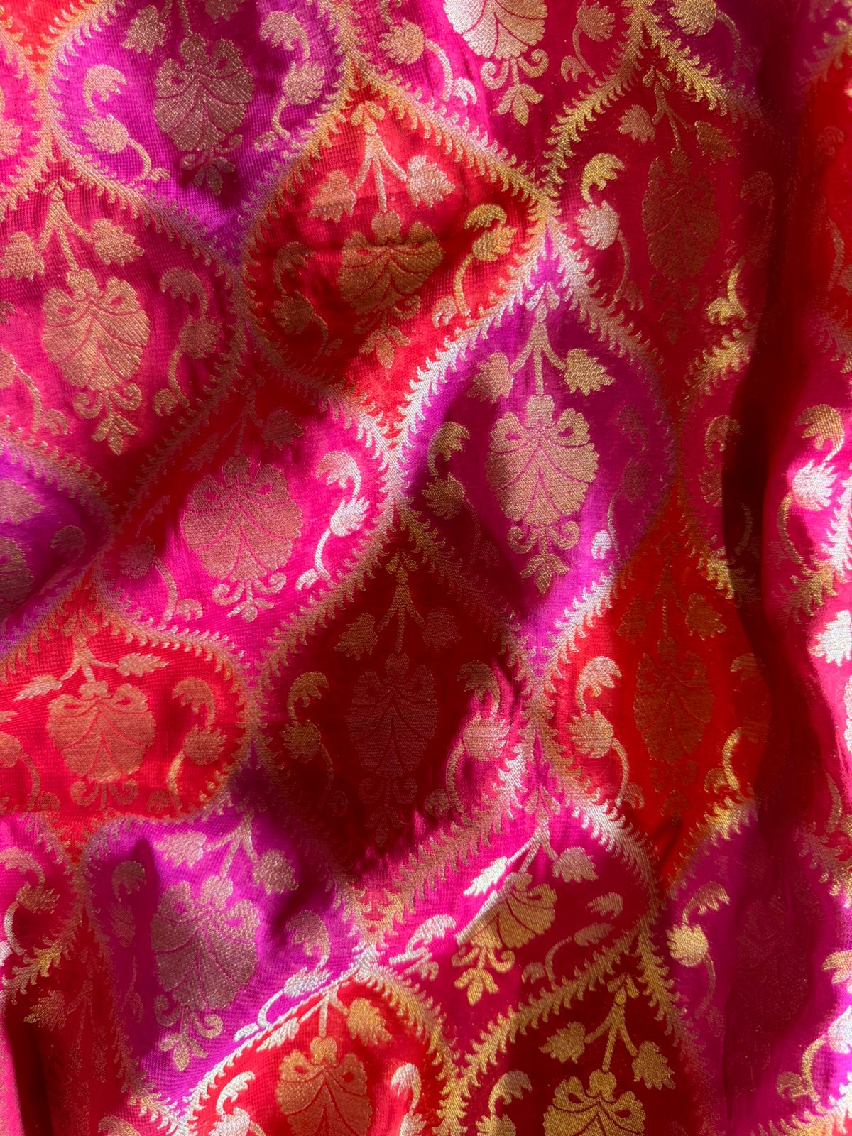 Pure banarsi Georgette shirt Unstitched and Full size shirt