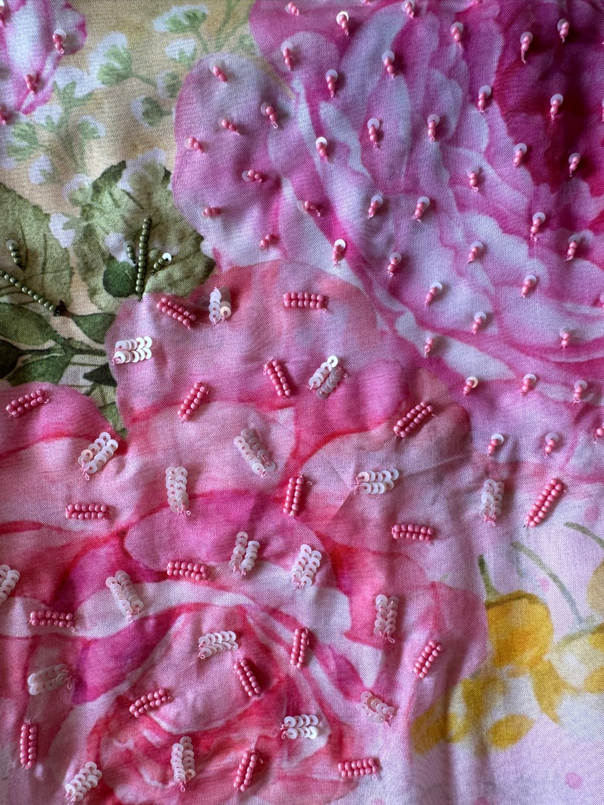 100% Pure soft organza shirt with very quality digital