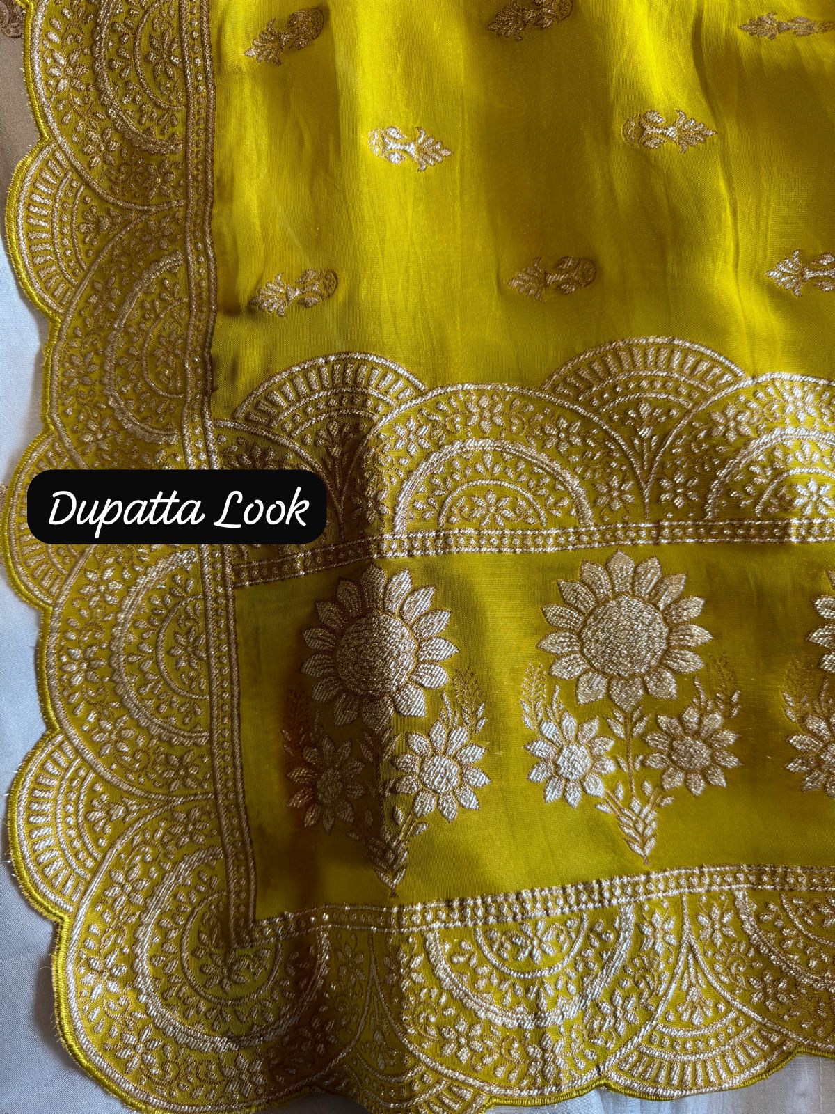 Soft Silk Unstitched shirt with beautiful neckline with Dabka , Thread and sequence work (All stitched)